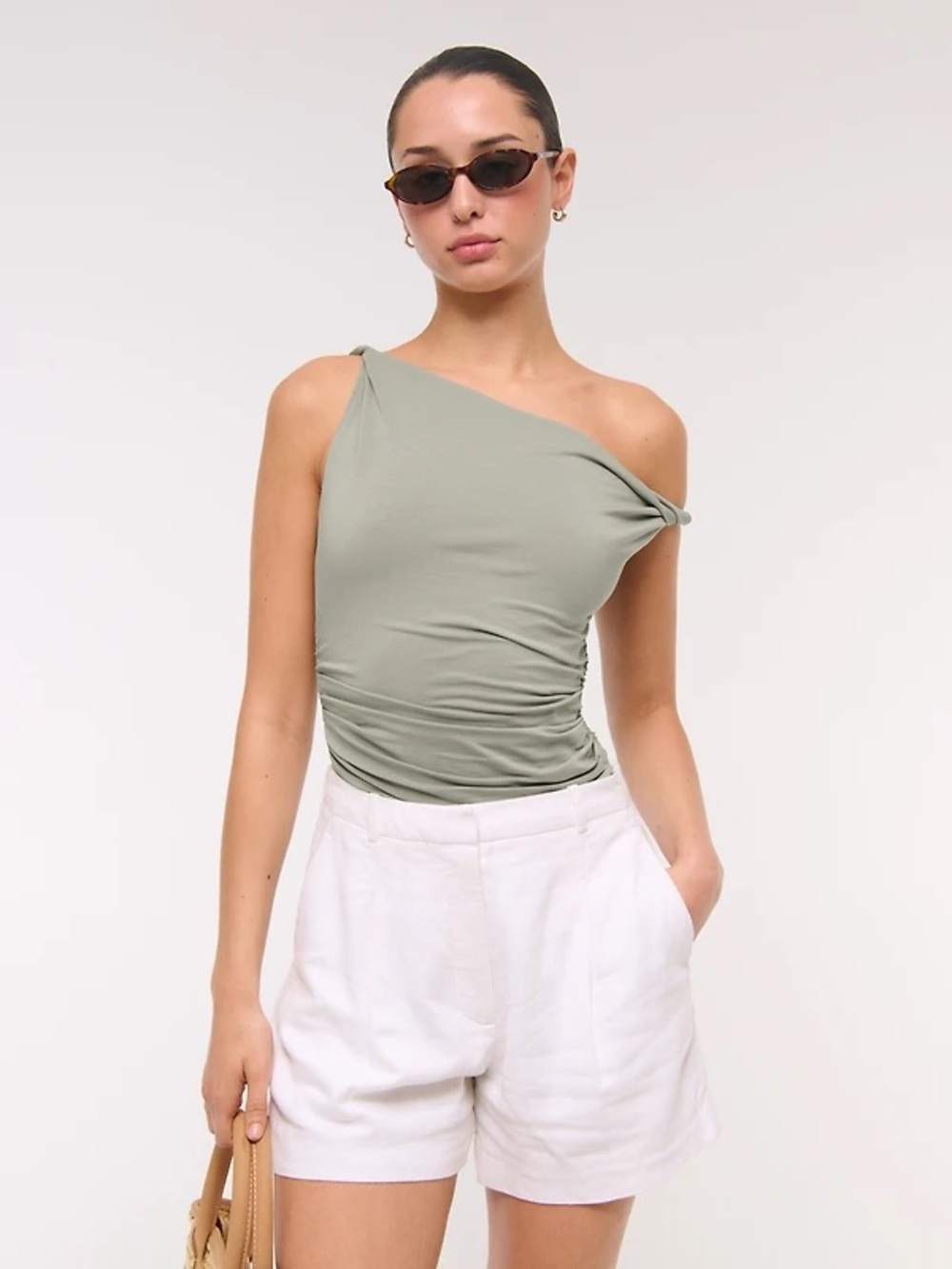 Abercrombie Asymmetrical Twist Top